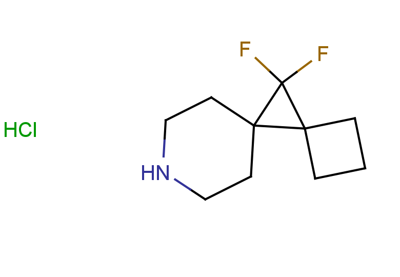 11,11-difluoro-8-azadispiro[3.0.5^{5}.1^{4}]undecane hydrochloride