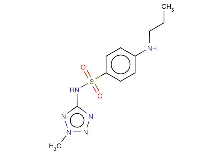 N-(2-methyl-2H-1,2,3,4-tetrazol-5-yl)-4-(propylamino)benzene-1-sulfonamide