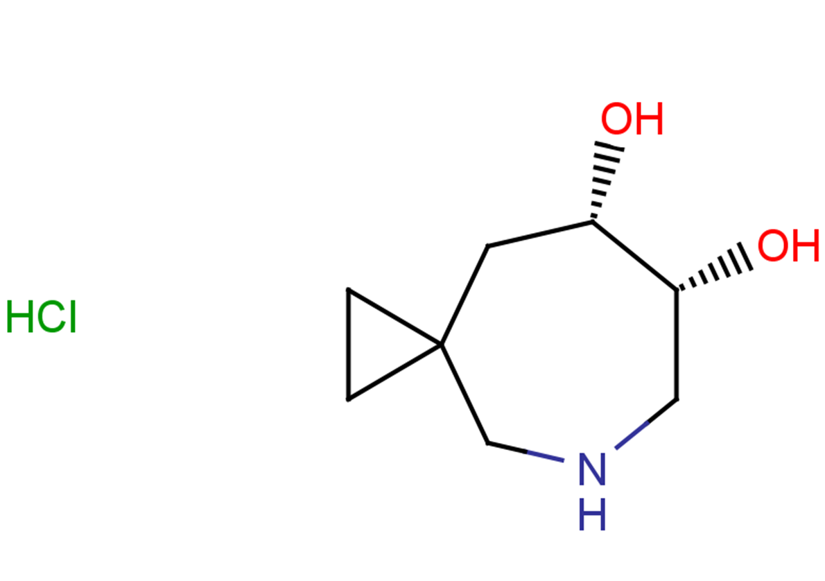 rac-(7R,8S)-5-azaspiro[2.6]nonane-7,8-diol hydrochloride, cis