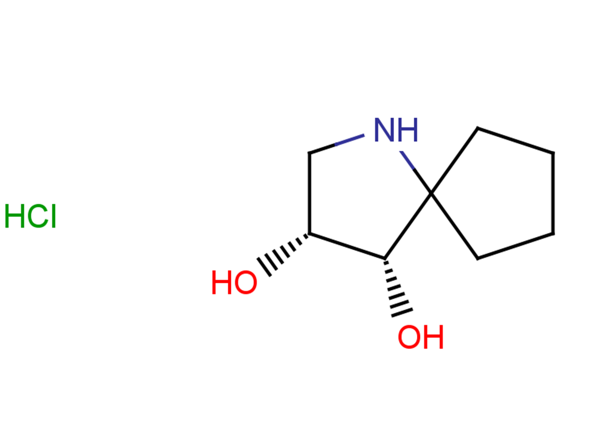 rac-(3R,4S)-1-azaspiro[4.4]nonane-3,4-diol hydrochloride, cis
