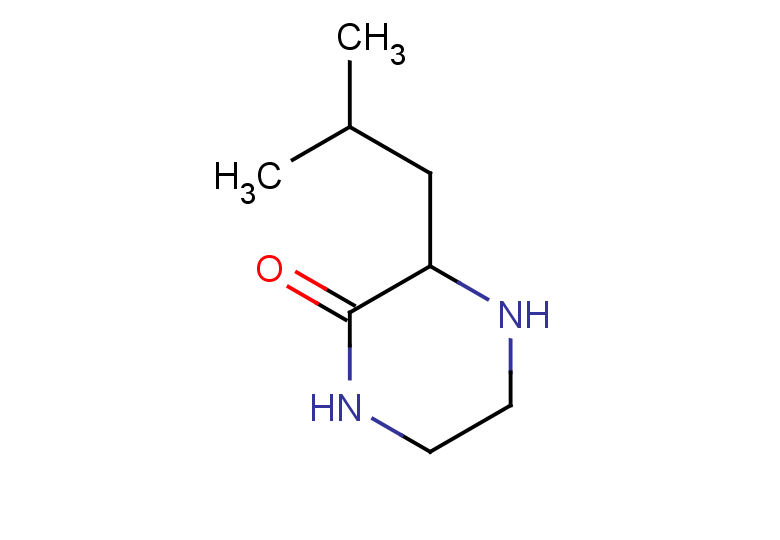 3-(2-methylpropyl)piperazin-2-one