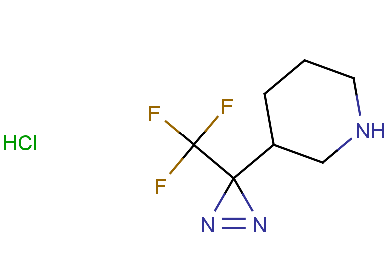 3-[3-(trifluoromethyl)-3H-diazirin-3-yl]piperidine hydrochloride