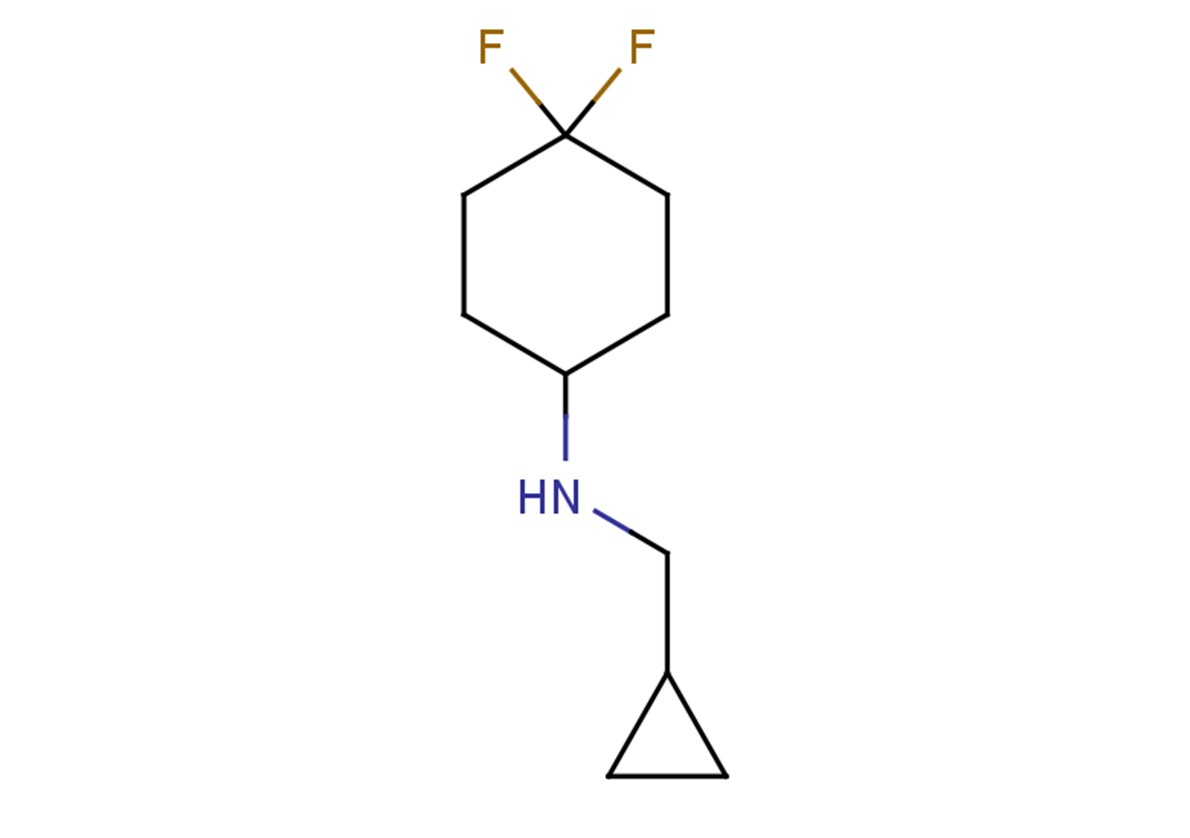 N-(cyclopropylmethyl)-4,4-difluorocyclohexan-1-amine
