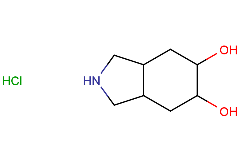 octahydro-1H-isoindole-5,6-diol hydrochloride, Mixture of diastereomers