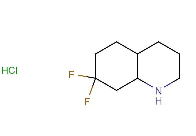 7,7-difluoro-decahydroquinoline hydrochloride