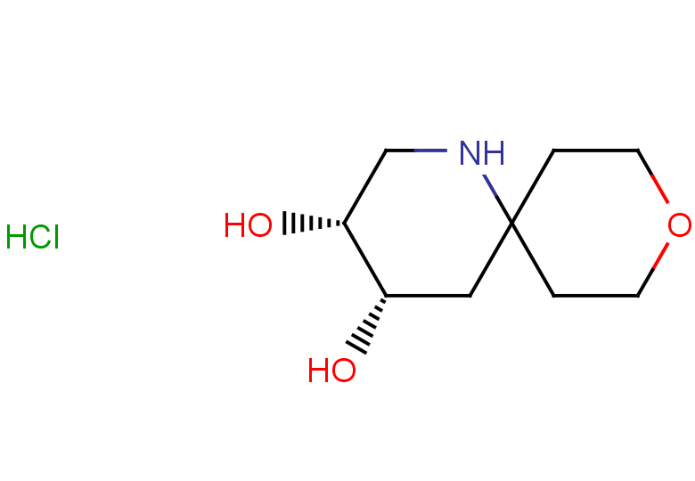 rac-(3R,4S)-9-oxa-1-azaspiro[5.5]undecane-3,4-diol hydrochloride, cis