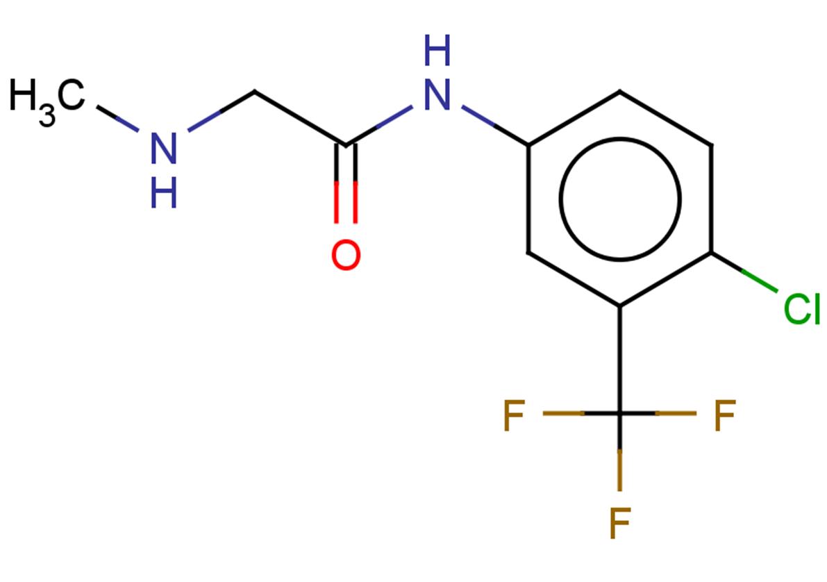 N-[4-chloro-3-(trifluoromethyl)phenyl]-2-(methylamino)acetamide