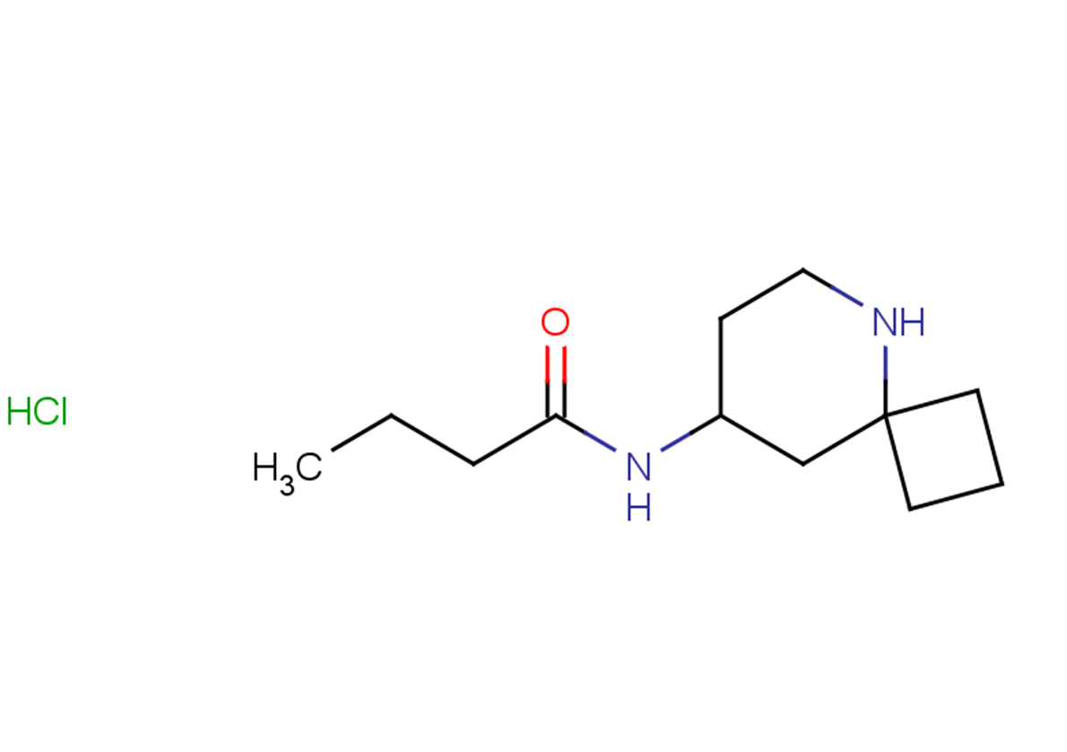 N-{5-azaspiro[3.5]nonan-8-yl}butanamide hydrochloride