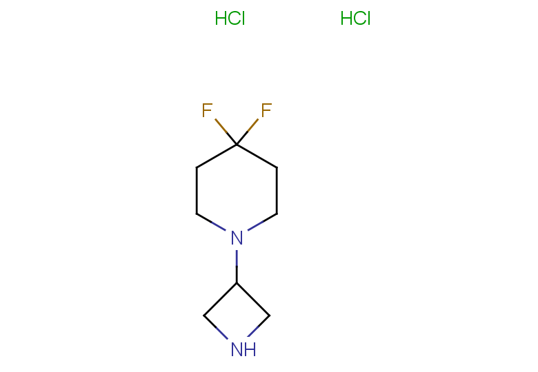 1-(azetidin-3-yl)-4,4-difluoropiperidine dihydrochloride