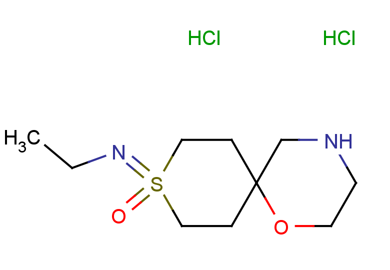 9-(ethylimino)-1-oxa-9lambda6-thia-4-azaspiro[5.5]undecan-9-one dihydrochloride