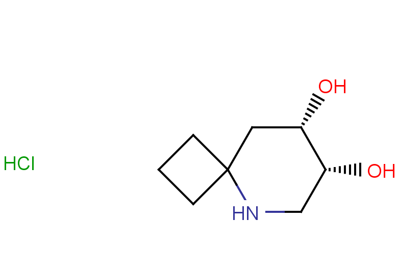 rac-(7R,8S)-5-azaspiro[3.5]nonane-7,8-diol hydrochloride, cis