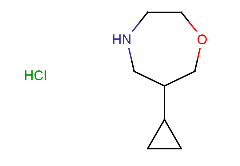 6-cyclopropyl-1,4-oxazepane hydrochloride