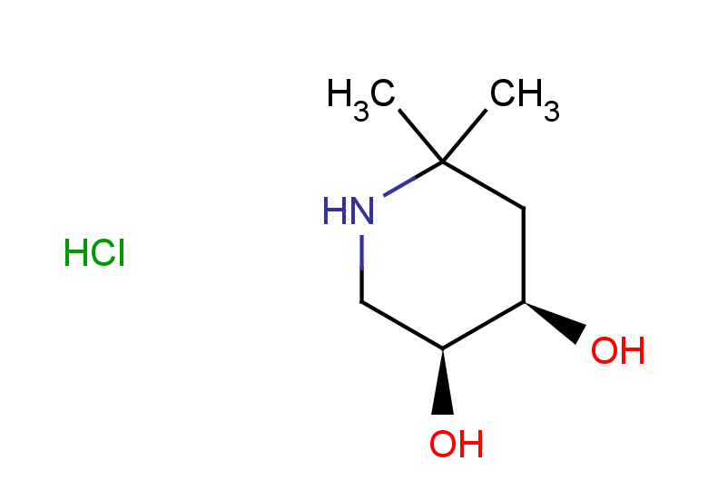 rac-(3R,4S)-6,6-dimethylpiperidine-3,4-diol hydrochloride, cis