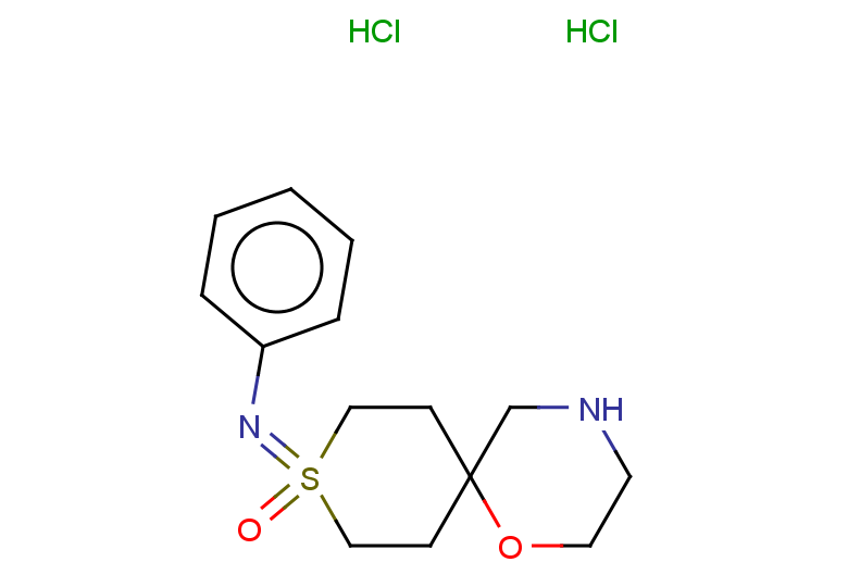 9-(phenylimino)-1-oxa-9lambda6-thia-4-azaspiro[5.5]undecan-9-one dihydrochloride