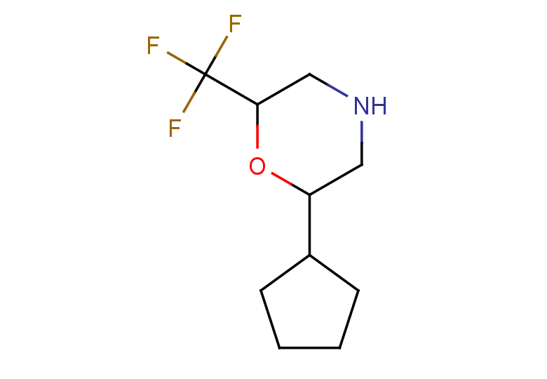 2-cyclopentyl-6-(trifluoromethyl)morpholine, Mixture of diastereomers