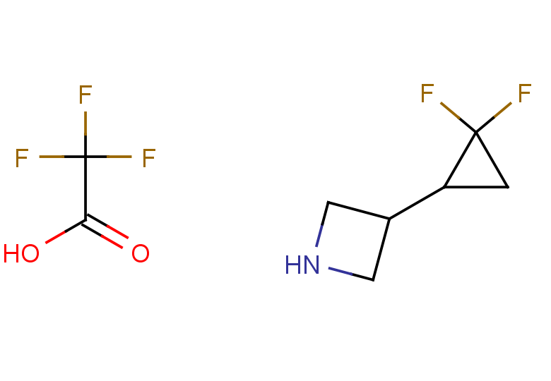 3-(2,2-difluorocyclopropyl)azetidine, trifluoroacetic acid