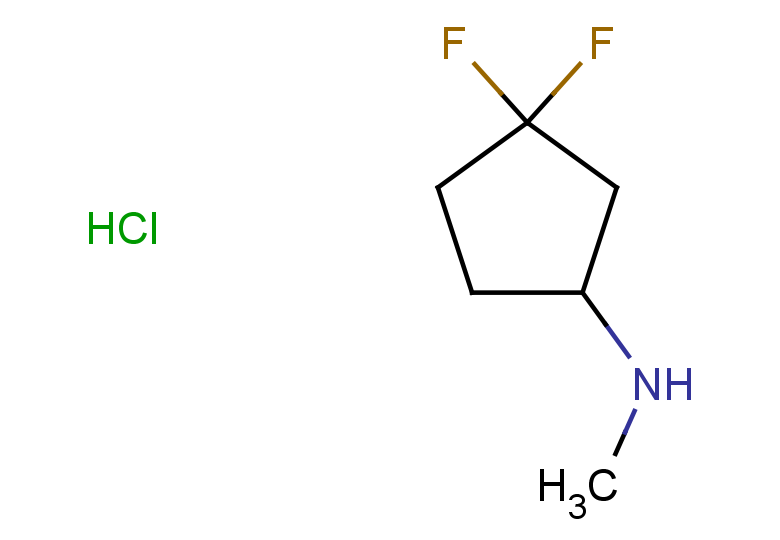 3,3-difluoro-N-methylcyclopentan-1-amine hydrochloride