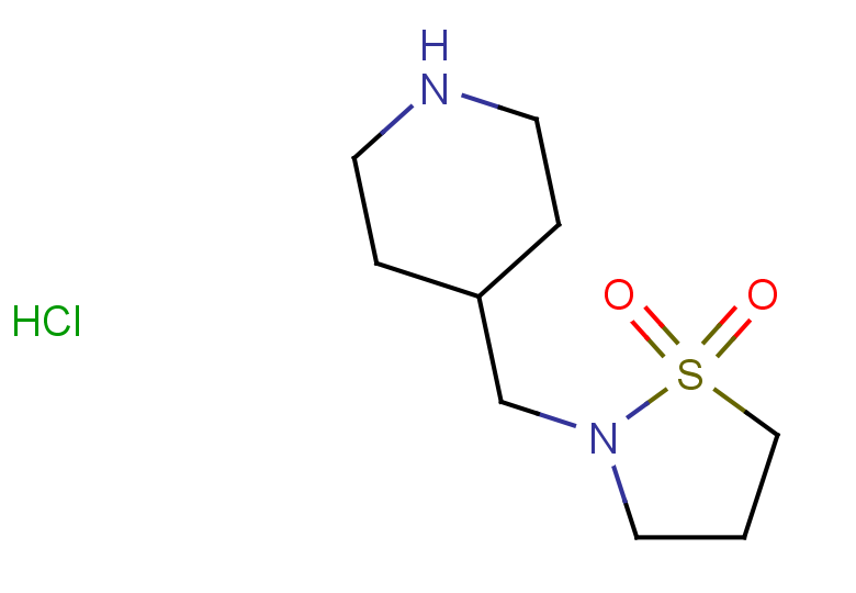 2-[(piperidin-4-yl)methyl]-1lambda6,2-thiazolidine-1,1-dione hydrochloride