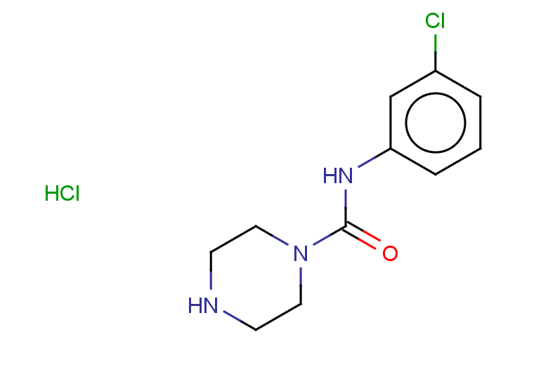 N-(3-chlorophenyl)piperazine-1-carboxamide hydrochloride