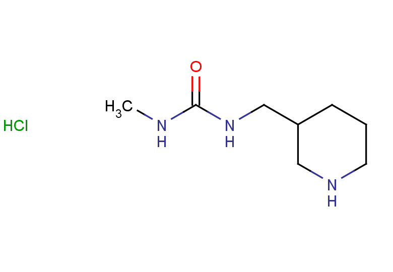 3-methyl-1-[(piperidin-3-yl)methyl]urea hydrochloride