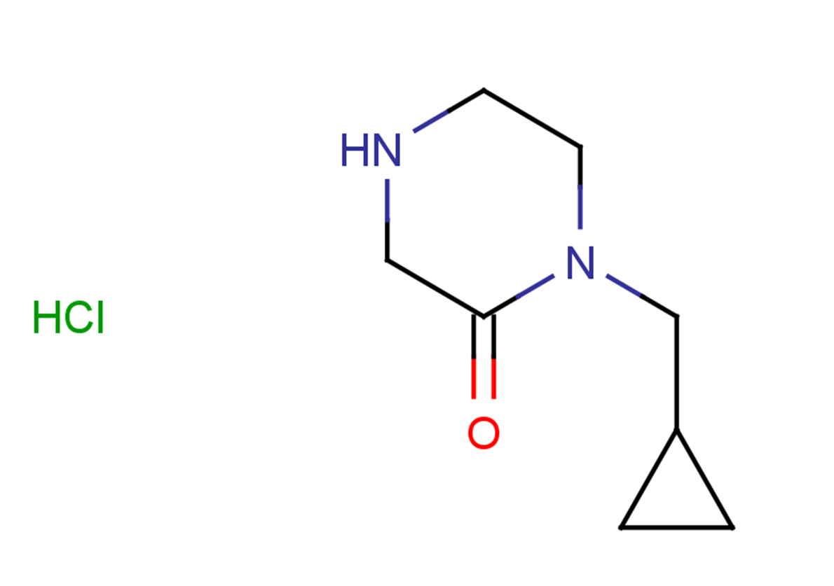 1-(cyclopropylmethyl)piperazin-2-one hydrochloride