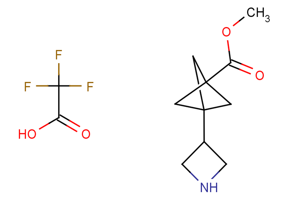 methyl 3-(azetidin-3-yl)bicyclo[1.1.1]pentane-1-carboxylate, trifluoroacetic acid