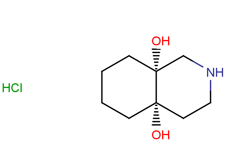 rac-(4aR,8aS)-decahydroisoquinoline-4a,8a-diol hydrochloride, cis