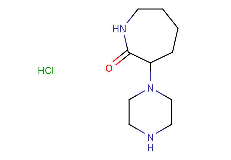 3-(piperazin-1-yl)azepan-2-one hydrochloride