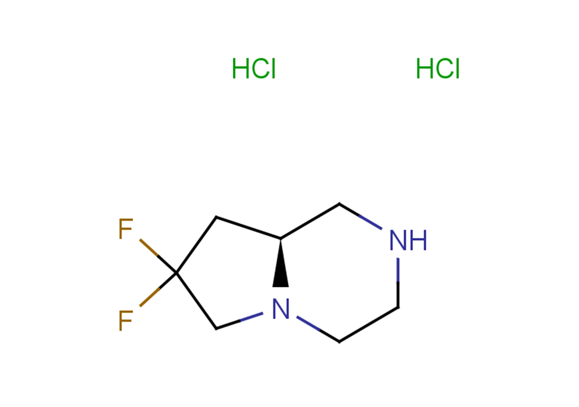 (8aS)-7,7-difluoro-octahydropyrrolo[1,2-a]piperazine dihydrochloride