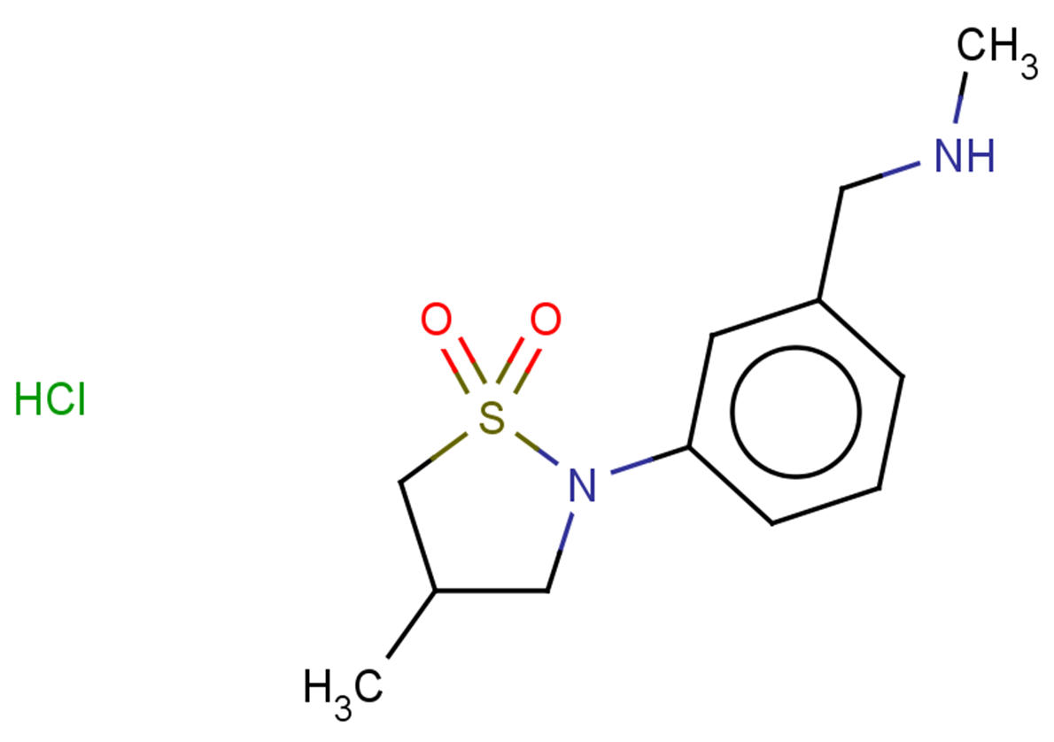 4-methyl-2-{3-[(methylamino)methyl]phenyl}-1,2-thiazolidine-1,1-dione hydrochloride