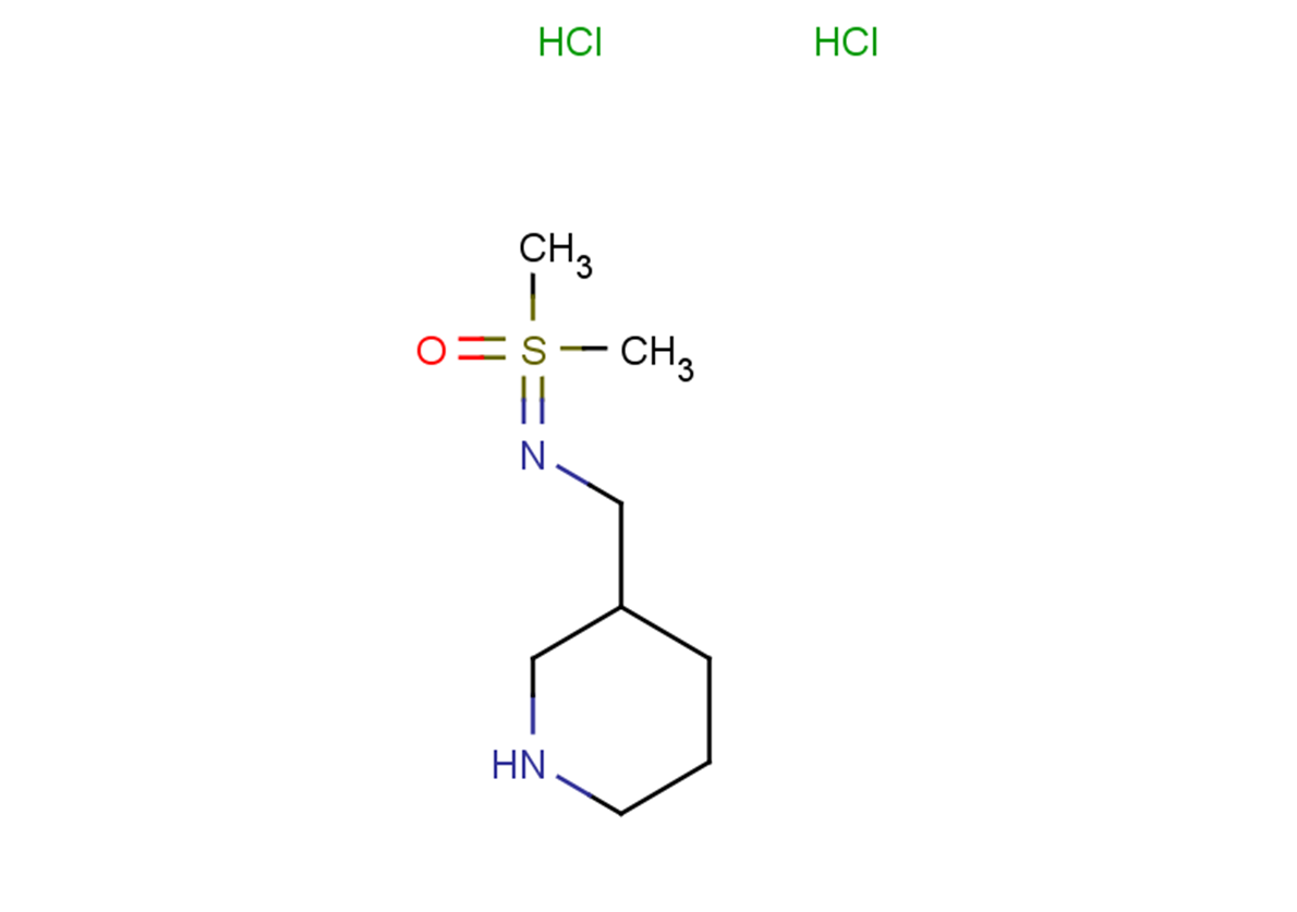 dimethyl({[(piperidin-3-yl)methyl]imino})-lambda6-sulfanone dihydrochloride