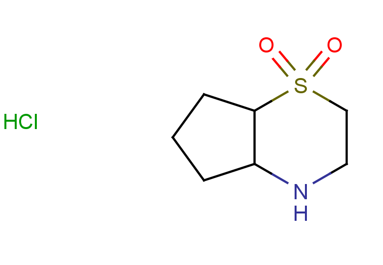 octahydro-1lambda6-cyclopenta[b]thiomorpholine-1,1-dione hydrochloride