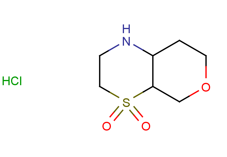octahydro-4lambda6-pyrano[3,4-b]thiomorpholine-4,4-dione hydrochloride