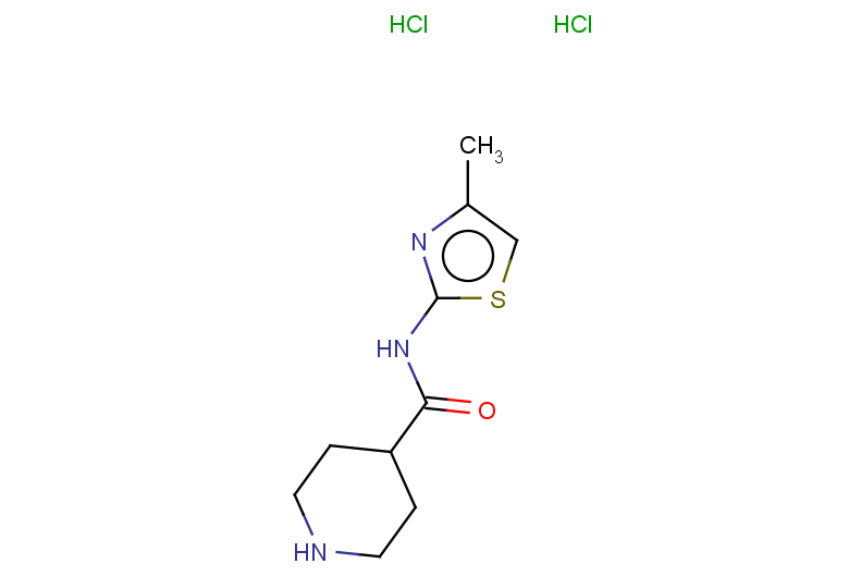 N-(4-methyl-1,3-thiazol-2-yl)piperidine-4-carboxamide dihydrochloride