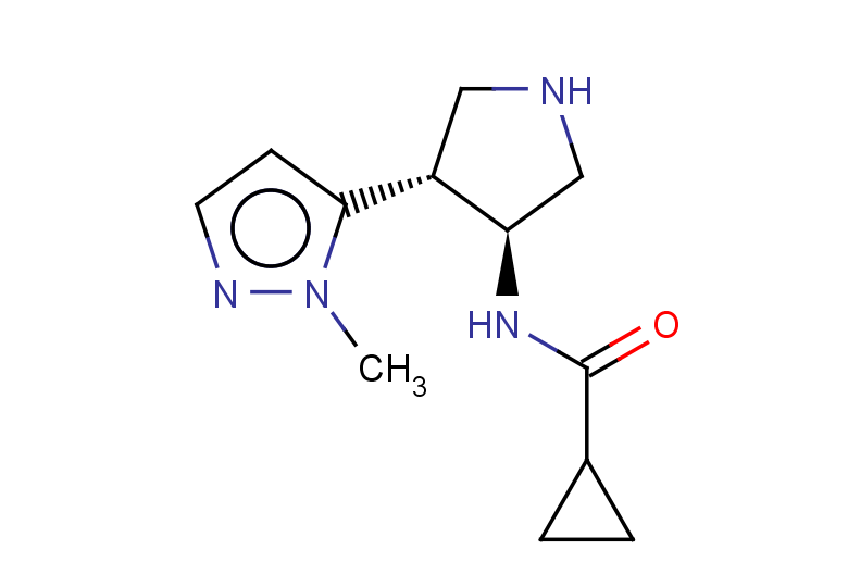 rac-N-[(3R,4S)-4-(1-methyl-1H-pyrazol-5-yl)pyrrolidin-3-yl]cyclopropanecarboxamide, trans