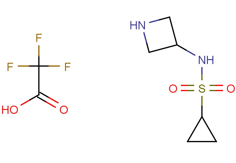 N-(azetidin-3-yl)cyclopropanesulfonamide, trifluoroacetic acid