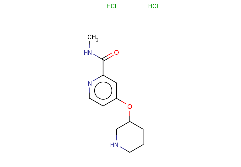 N-methyl-4-(piperidin-3-yloxy)pyridine-2-carboxamide dihydrochloride