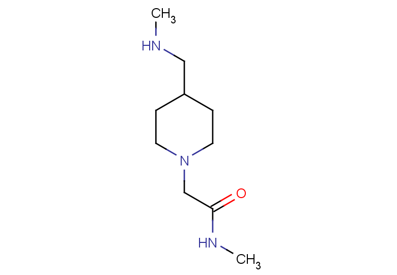 N-methyl-2-{4-[(methylamino)methyl]piperidin-1-yl}acetamide