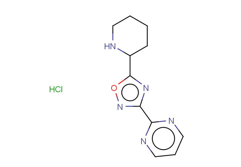 2-[5-(piperidin-2-yl)-1,2,4-oxadiazol-3-yl]pyrimidine hydrochloride