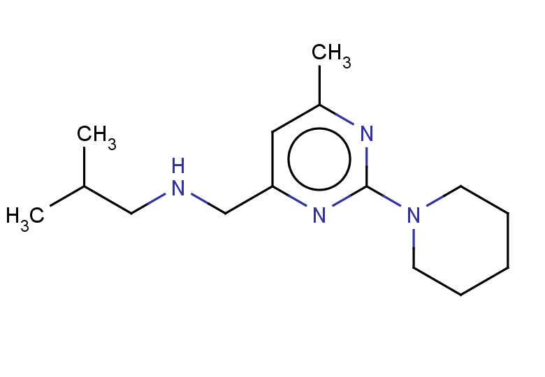 {[6-methyl-2-(piperidin-1-yl)pyrimidin-4-yl]methyl}(2-methylpropyl)amine