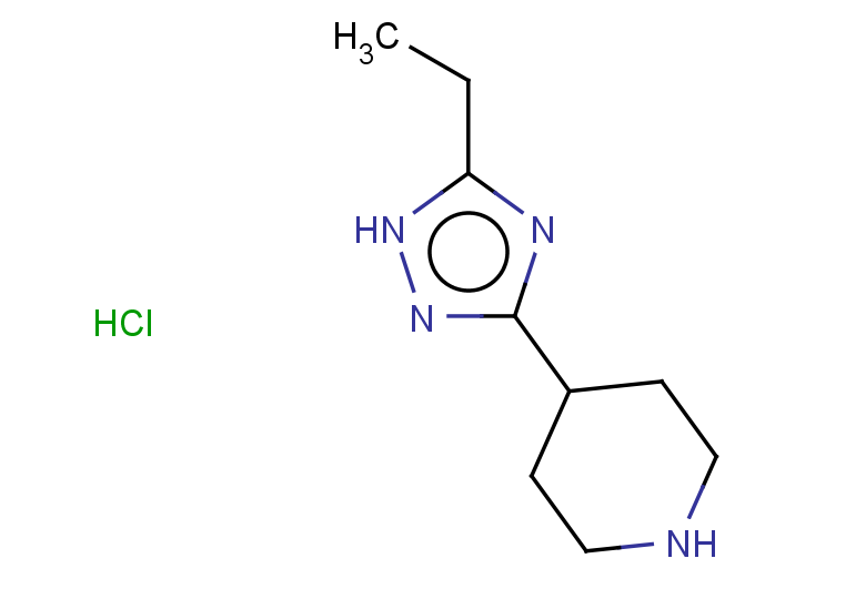 4-(5-ethyl-1H-1,2,4-triazol-3-yl)piperidine hydrochloride