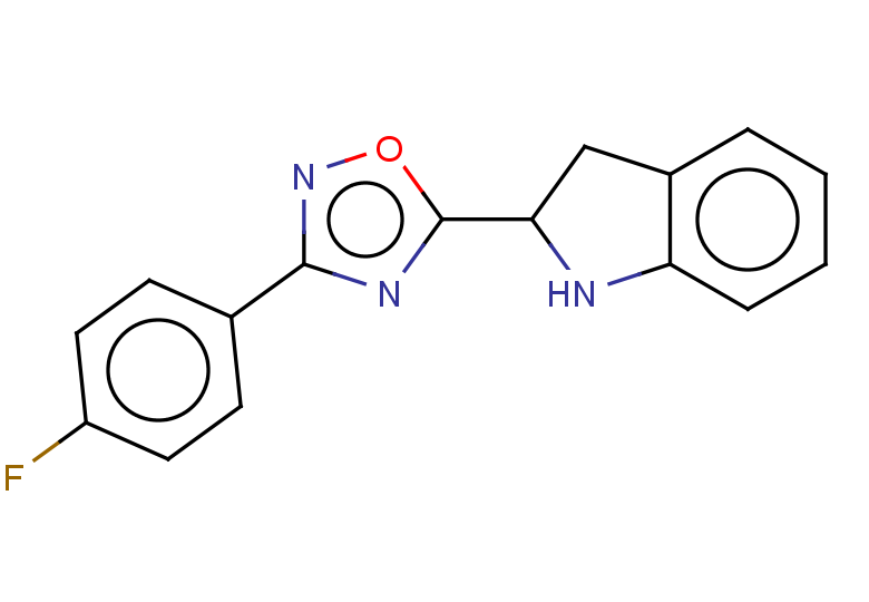 2-[3-(4-fluorophenyl)-1,2,4-oxadiazol-5-yl]-2,3-dihydro-1H-indole