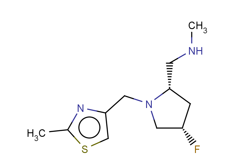 {[(2S,4S)-4-fluoro-1-[(2-methyl-1,3-thiazol-4-yl)methyl]pyrrolidin-2-yl]methyl}(methyl)amine