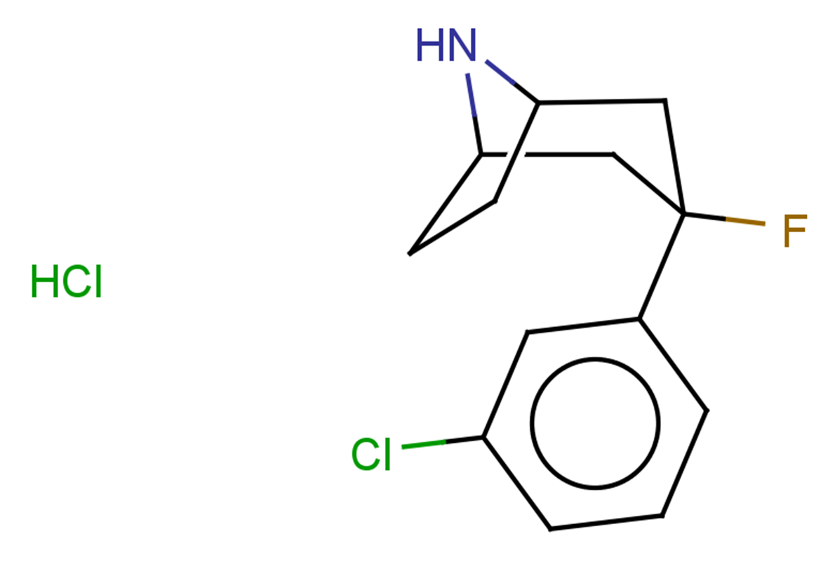 3-(3-chlorophenyl)-3-fluoro-8-azabicyclo[3.2.1]octane hydrochloride