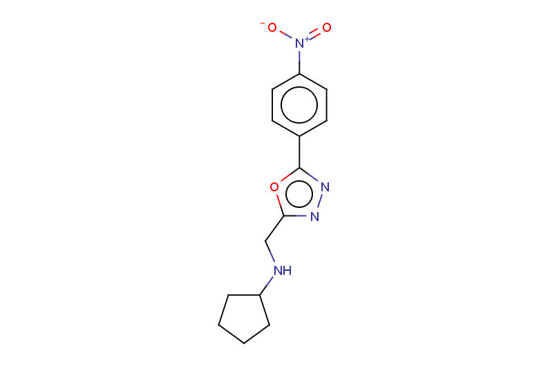 N-{[5-(4-nitrophenyl)-1,3,4-oxadiazol-2-yl]methyl}cyclopentanamine