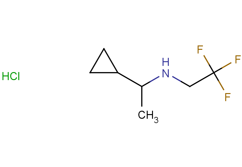 (1-cyclopropylethyl)(2,2,2-trifluoroethyl)amine hydrochloride