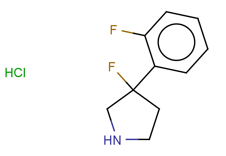 3-fluoro-3-(2-fluorophenyl)pyrrolidine hydrochloride