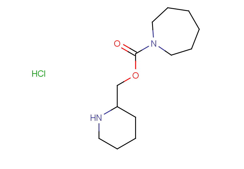 piperidin-2-ylmethyl azepane-1-carboxylate hydrochloride