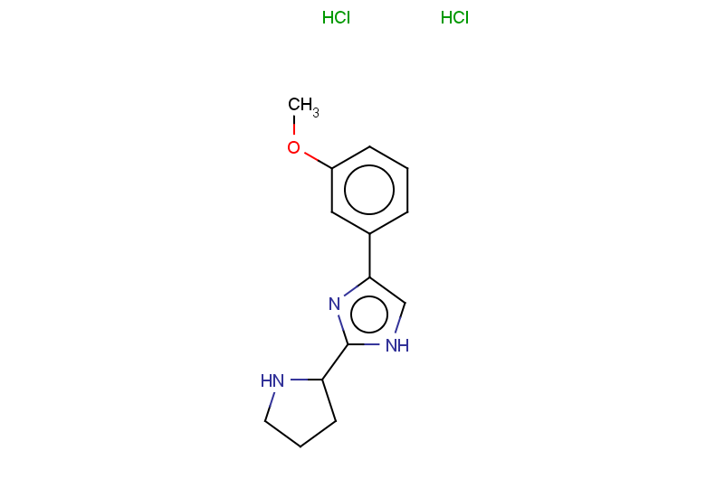4-(3-methoxyphenyl)-2-(pyrrolidin-2-yl)-1H-imidazole dihydrochloride