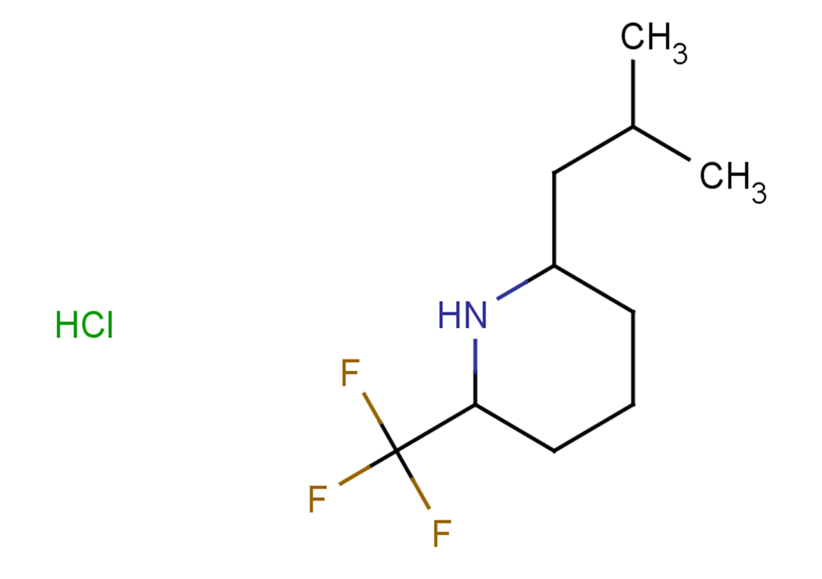 2-(2-methylpropyl)-6-(trifluoromethyl)piperidine hydrochloride